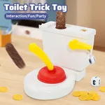 Jeux interactifs de jouets de tour de toilette en famille de fête de farces amusantes, jouets de