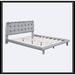 Ivy Bronx Kissiah Upholstered Platform Storage Bed Metal in Gray | 40 H x 67 W x 85.8 D in | Wayfair 82E7123912F64D37B826EE336BFCA106