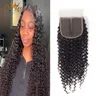 DorAndrKinkyCurly HD Lace Closure Remy Hair Straight Body Wave T Part Lace Deep Closure