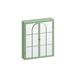 Everly Quinn Grandville Iron Accent Cabinet Metal in Green | 27.67 H x 23.73 W x 6.02 D in | Wayfair 08386050B3414962914A11821983AF73