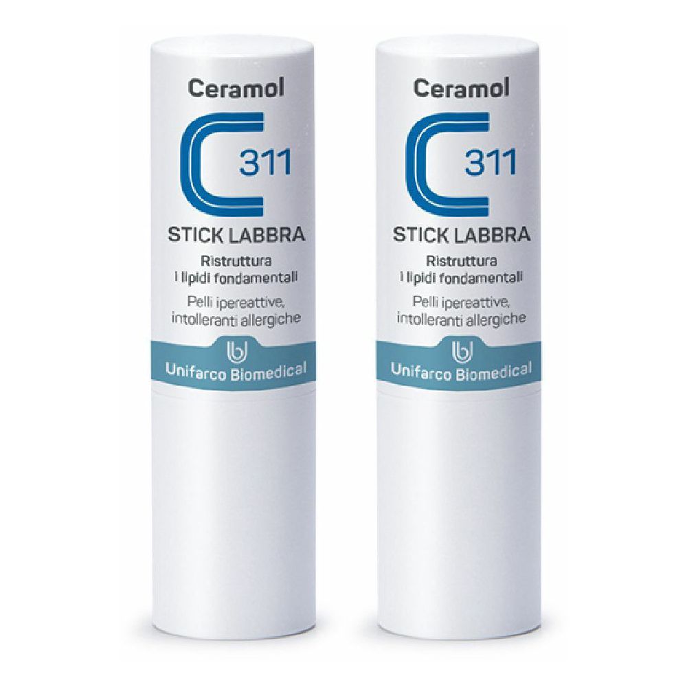 Ceramol Stick Labbra 311 2x4,5 g Rossetto