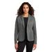 Mercer+Mettle MM3031 Women's Relaxed Knit Blazer Coat in Storm Grey Heather size Small | Polyester Blend