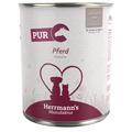 Lot Herrmann's Pure Viande Bio 24 x 800 g pour chien et chat - cheval