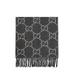 GG Jacquard Pattern Knit Scarf