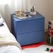 Modern 2-Drawers Nightstand with LED Lights