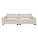 Mid-Century Modern Fabric Sofa, Upholstered Sofa Couch with two pillows Modern Loveseat Sofa for Living Room