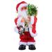 Santa Claus Christmas Electric Ornament Stuffed Xmas Musical Doll Animated Singing Dancing Plush Animal Figurine