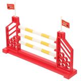 Horse Training Hurdle Toy Models Horse Stable Fence Realistic Plastic Farm Playset Kids Playset Miniature Fence Toddler