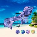 FAIOROI Bath Towels On Clearance 73x210CM Chair Beach Towel Lounge Chair Beach Towel Cover Microfiber Pool Lounge Chair Blue