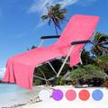 FAIOROI Bath Towels On Clearance 73x210CM Chair Beach Towel Lounge Chair Beach Towel Cover Microfiber Pool Lounge Chair Hot Pink