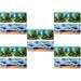 5pcs Aquarium Background Paper Double-sided Aquarium Background Picture Fish Tank Decor