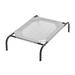 The Original Coolaroo Elevated Pet Dog Bed Gray Small Bed for Indoors & Outdoors