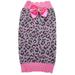 Puppy Leopard Bowknot Puppy Pink Pet Winter Dog Clothes Large Boy Dog Clothes Extra Extra Small Dog Clothes for Chihuahua Coat for Dogs Cute Dog Sweater Vest Extra Extra Small Dog Sweaters for Boys