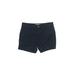 Old Navy Khaki Shorts: Blue Solid Bottoms - Women's Size 4