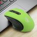 Oggfader Wireless Mouse for Laptop Wireless Mouse 2.4G Noiseless Mouse With USB Receiver Portable Computer Mice For PC Tablet Laptop With Windows System Green