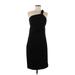 Victoria's Secret Casual Dress - Party Open Neckline Sleeveless: Black Print Dresses - Women's Size Medium