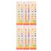 12 Sets of Calendar Stickers Decorative Planner Stickers Adhesive Divider Tabs Notebook Stickers