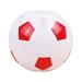 Creative Football Pen Holder Desktop Soccer Shape Style Design Pencil Container Desktop Organizer Container Table Decor for Kids Gifts for Students Football Loversï¼Œ Red