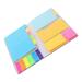 Stickers Schhol Suplies Message Leaving Notes Memo Pads Sticky Notes Pads Multicolor Leather Paper Office Student