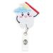 Badge Reel ID Badge Holder Badge Reel Retractable Cute Funny Name Badge Holder