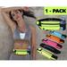 1 PCS Waterproof Sport Runner Waist Bum Bag Running Jogging Belt Pouch Zip Fanny Pack - Lime Green Color