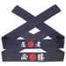 2 Pcs Ninja Headband Japan Tie Karate Scarf Sports Headbands Mens Hair Clothing for