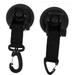 2pcs Suction Cup Hook Car Hook Suction Cups Heavy Duty Swivel Hooks Heavy Duty Suction Cup Anchors Suction Cup Hooks Heavy Duty Tents Securing Tents Securing Hooks Portable Black