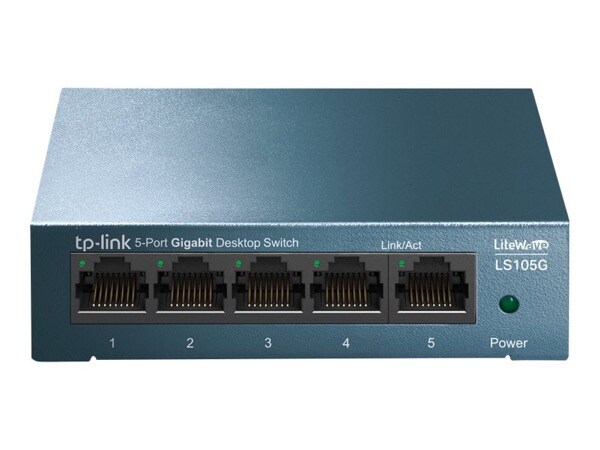 TPLINK TP-Link Switcher Desktop LiteWave 5-port LS105G 10/100/1000 Image