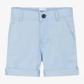 Boss Boys Pale Blue Cotton Chino Shorts