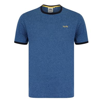 T-Shirts Trevor 2 Grindle Ringer T-Shirt in Light Blue / XXL - Tokyo Laundry