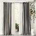 Sunbrella Indoor/Outdoor Drapery Panels - Canopy Stripe Fern/White Sunbrella, 50" x 96" - Ballard Designs Canopy Stripe Fern/White Sunbrella 50" x 96" - Ballard Designs