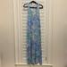 Lilly Pulitzer Dresses | Lilly Pulitzer Treena Maxi Dress Size Xs 100% Pima Cotton Euc | Color: Blue/Pink | Size: Xs