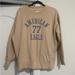 American Eagle Outfitters Tops | American Eagle Oversized Crewneck Sweatshirt | Color: Tan | Size: S