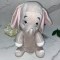 Disney Toys | Disney Parks Babies Dumbo Baby Elephant Plush Stuffed Animal Toy | Color: Gray/Pink | Size: Osbb