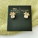Kate Spade Jewelry | Kate Spade Disney X Kate Spade New York Minnie Studs Earrings In Gold Clear | Color: Gold | Size: Os