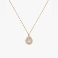 Kate Spade Jewelry | New Kate Spade Brilliant Statements Pav Halo Pendant Necklace | Color: Gold/White | Size: Os