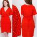 Anthropologie Dresses | Ichi Anthropologie Red/ White Dot Wrap Dress Small Nwot | Color: Red/White | Size: S