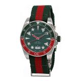 Gucci Accessories | Gucci Men's Dive Watch | Color: Green/Red/Tan | Size: Nosize