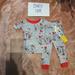 Disney Pajamas | Baby Unisex 18m Disney Mickey & Minnie Mouse Love 2 Piece Pajama Set Nwt | Color: Gray/Red | Size: 18mb