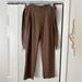 Athleta Pants & Jumpsuits | Athleta Skyline Plaid Pant Ii High Rise Tie Waist Brown Plaid Size 6 | Color: Brown | Size: 6