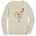 J. Crew Sweaters | J Crew Mercantile Holiday Flamingo Teddie Sweater Merino Wool Blend Medium | Color: Cream/Pink | Size: M