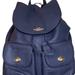 Coach Bags | Coach Billie Pebble Leather Backpack | Color: Blue | Size: Os