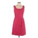 Adrianna Papell Casual Dress - Party: Pink Solid Dresses - Women's Size 10