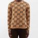 Gucci Sweaters | Gucci Man Sweater Size M. True Size Regular Fits Comfortably Across The Shoulder | Color: Brown/Tan | Size: M