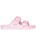 Skechers Girl's Foamies: Cali Blast - Marble Delight Sandals | Size 2.0 | Light Pink | Synthetic | Machine Washable