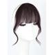 Bangs Hair Piece Clip in Bangs-Fake Bangs Hair Clip Black Clip On Bangs Real Human Hair Curtain Bangs for Women French Bangs Bangs Hair Extensions (Color : NC/4HL)