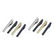 USHOBE Necktie Clip 12 Pcs Tie Clip Metal Necktie Clasp Necktie Bar Clips Metal Tie Clamp Tie Pinch Clips Accessories Simple Man Men Tie Clips