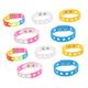 Unomor 50 Pcs Wristband Guy Bracelets for Men Mens Bangle Bracelet Bracelets in Bulk Kids Identity Bracelet Elastic Bracelets Wrist Straps Silicone Gift Simple Men and Women Silica Gel