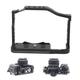 Full Camera Cage for FUJIFILM X S20, Video Camera Rig with 1/4 3/8 Inch Hole Cold Shoe Mount, Standard for Arca 38mm Sliding Slot Cam Cage for Video Making Vlogging