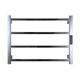 GRASKY Electric Towel Warmer, Square Stainless Steel Heated Towel Rack, Heated Towel Rail with Timer, Wall Mount Drying Rack with Waterproof Switch, Polished,A,Hardwired wwyy